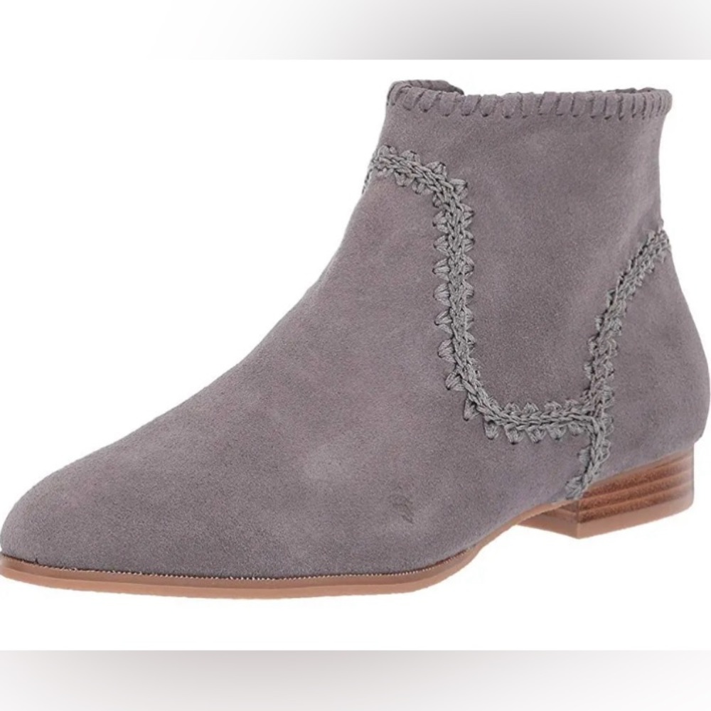 Jack Rogers Gray Gemma Suede Waterproof Bootie